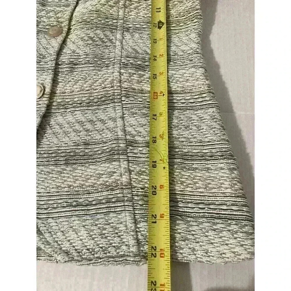 Armani Collezioni Womens Blazer Jacket Boucle Tweed Grey Blue Size 4 - Picture 11 of 11